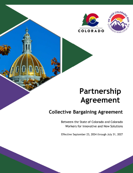 Screenshot of the cover of the Partnership Agreement