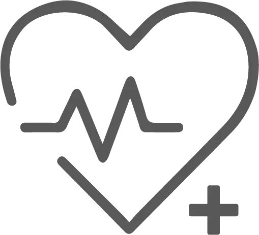 icon of heart and eeg line