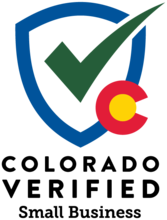 Colorado verified small business logo