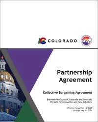 Screenshot of the partnership agreement report cover